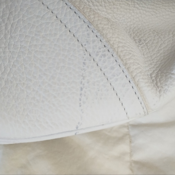 Italian Genuine Leather Nordstrom shoulder bag. White. - Picture 8 of 13